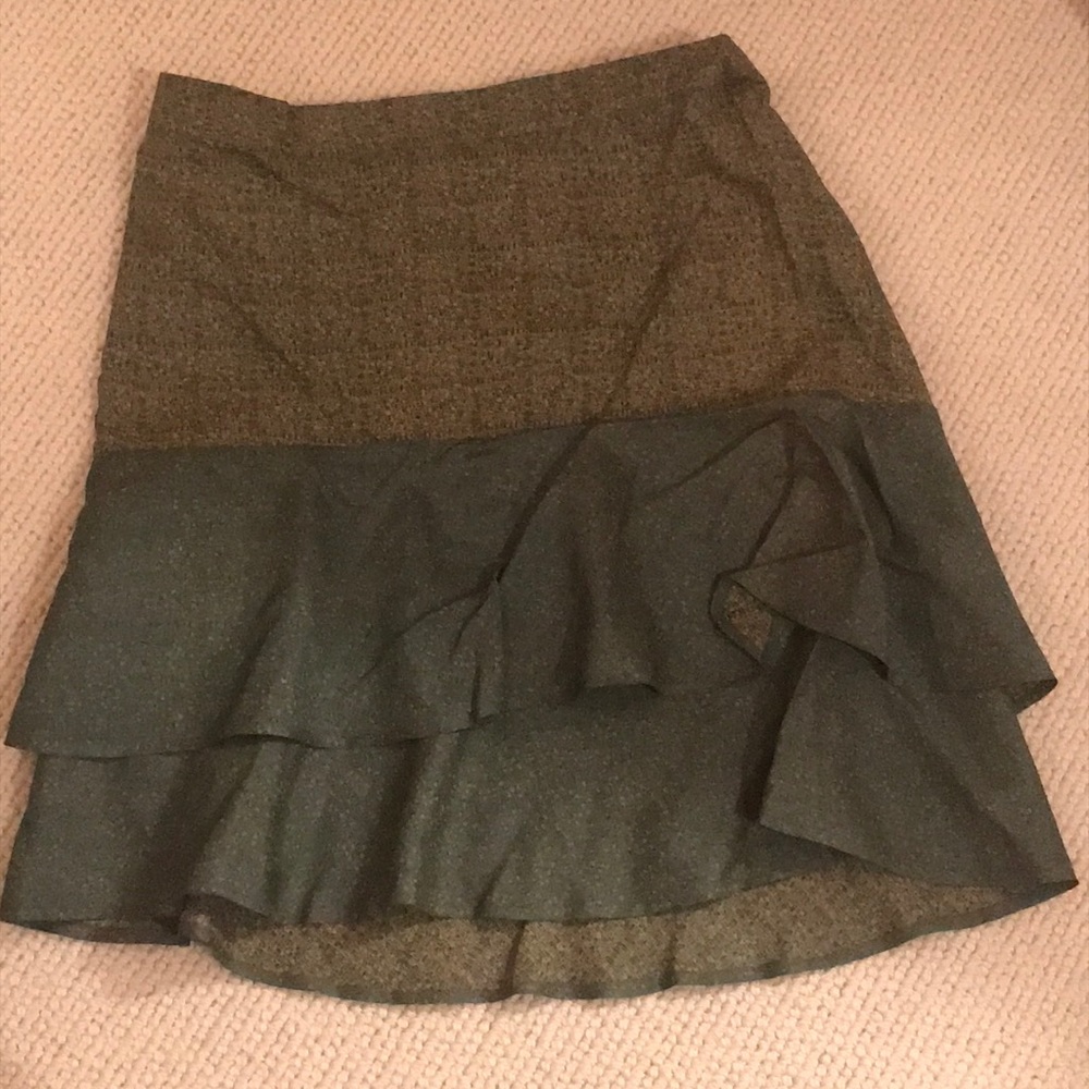 OdAOMO M silk zip up skirt
